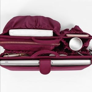 ToteSavvy® Deluxe Bag Insert - Merlot color